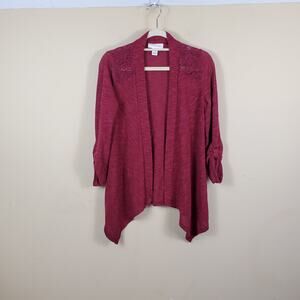 Motherhood Maternity Textured Cardigan Women's Size M